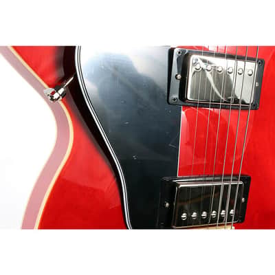 Epiphone ES-335 Block Semi-Hollowbody Electric Guitar - Cherry image 4