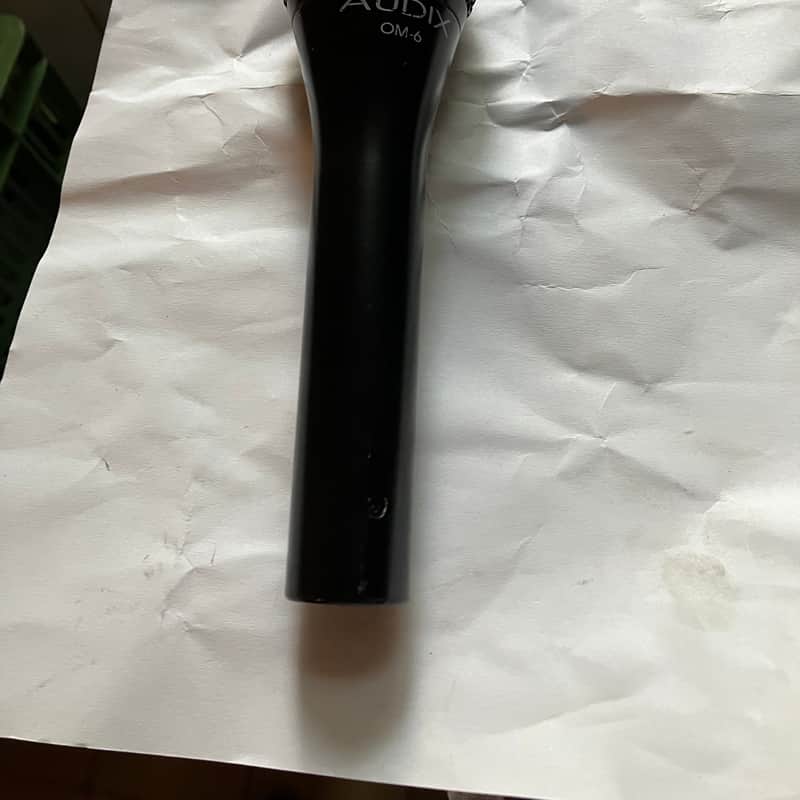 2010s Audix OM6 Dynamic Vocal Microphone Black