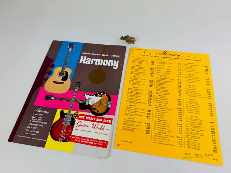 Harmony Full-Line Catalog & Retail Price List 1963 image 1