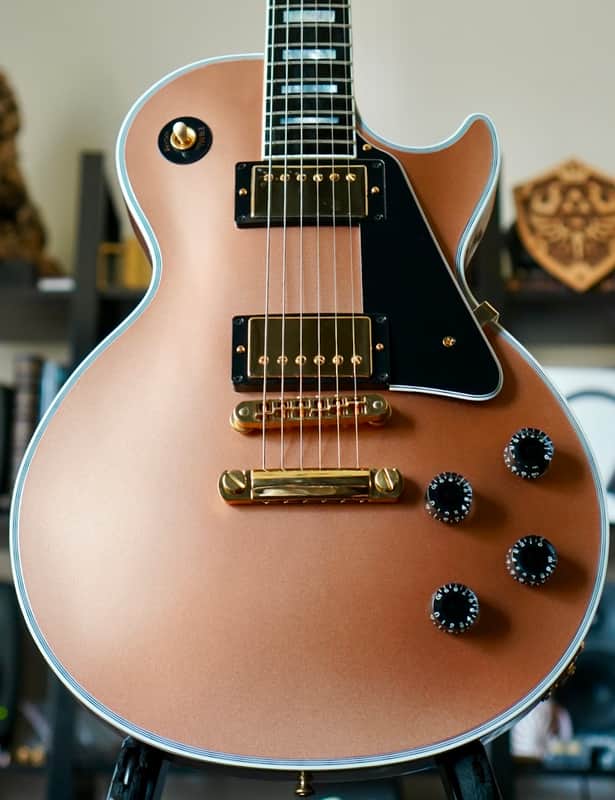 Gibson Custom Shop M2M Les Paul Custom Cartridge Brass Ebony Board 2023 image 1