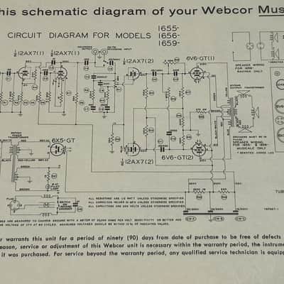 Webster Webcor Musicale vintage tube amplifier project 6V6 amp 1655 1656 1659 image 10