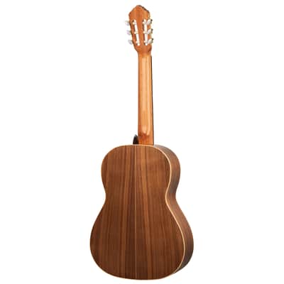 Ortega R20GWN Traditional Series Solid Cedar Top Mahogany Neck Nylon 6-String Classical Acoustic Guitar w/Gig Bag image 3