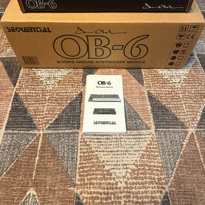 Dave Smith Instruments OB-6 Desktop 6-Voice Polyphonic Synthesizer 2017 - Present - Black image 2