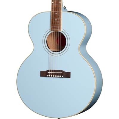 Epiphone J-180 LS Acoustic Electric Guitar - Frost Blue image 1