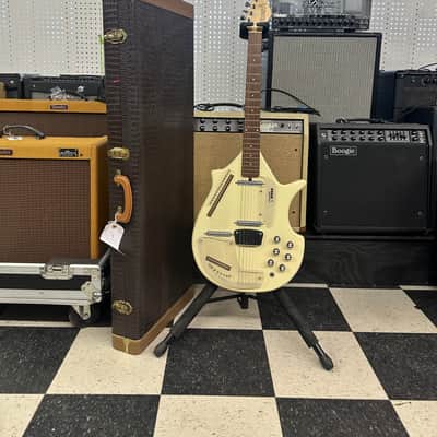 Jerry Jones Electric Sitar m - White Crackle image 5