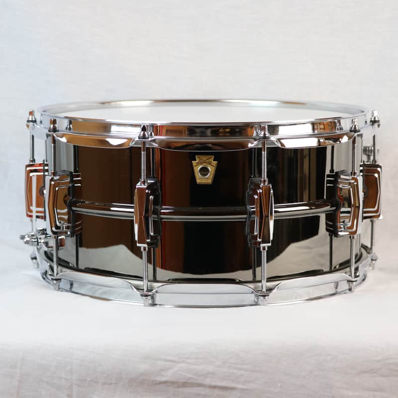 Ludwig LB417 Black Beauty 6.5x14" 10-Lug Brass Snare Drum 1994 - Present - Black Nickel-Plated image 1