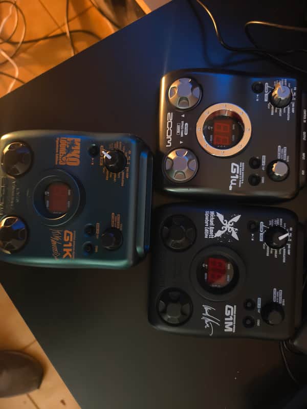 ZOOM G1K + ZOOM G1M + ZOOM G1U Guitar Effect Effects Effetti pedaliera pedal image 1