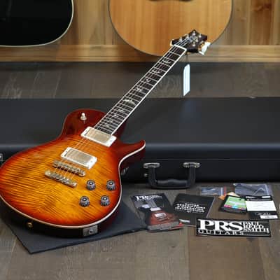 2024 PRS McCarty Singlecut 594 10-Top Electric Guitar Dark Cherry Sunburst + OHSC image 1