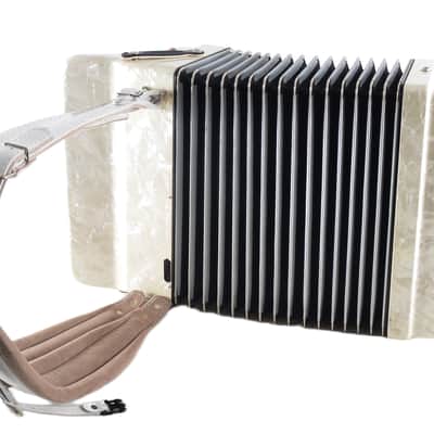 Hohner Studio II Button Accordion, Top German Made MMM Accordion, Serviced - Excellent Condition + Brand New Straps image 17