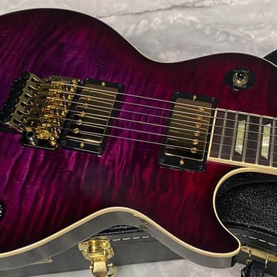 NEW! Gibson Custom Les Paul Axcess Standard Figured Top Floyd Rose Electric Guitar - Greatest Hits II - Authorized Dealer - Tri-Berry Burst - WOW! 8.5lbs - G07453 image 2