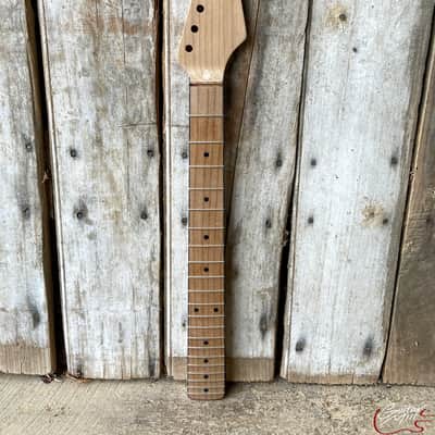 Guitar Mill S-Style Replacement Neck / 1 pc. Roasted Maple / Black Binding (#GIN-2520) image 2