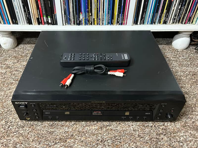 Sony RCD-W1 Compact Disc Recorder Dual CD Player w/ Remote SERVICED ✅ image 1
