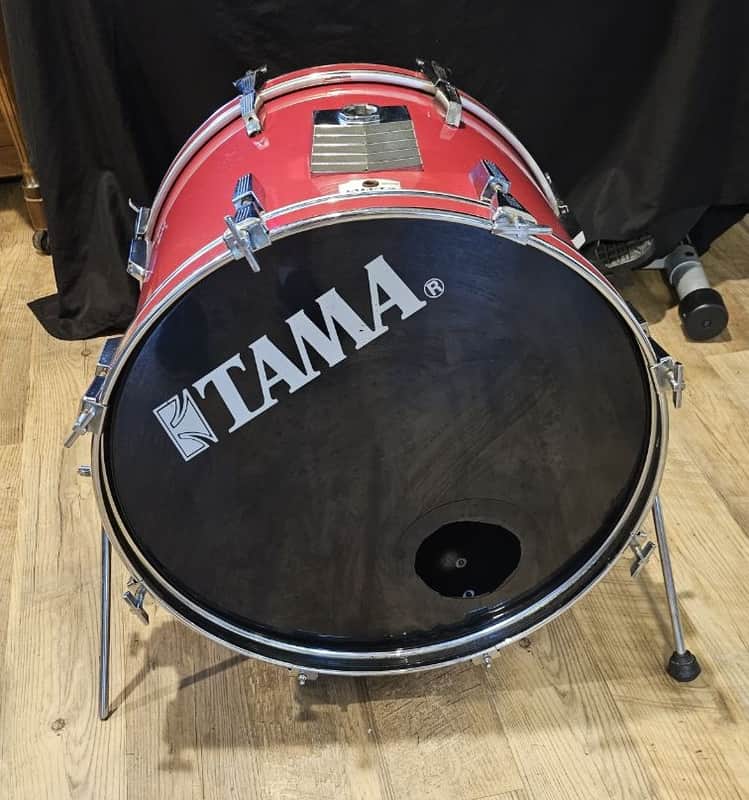 TAMA Rockstar 1980-90's - Mojave Red 22" bass drum image 1