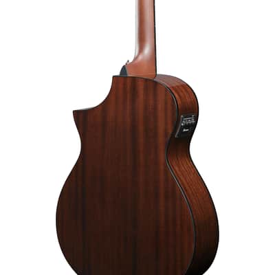 Ibanez AEWC16QA Auditorium Acoustic-Electric Guitar Transparent Emerald Burst image 8