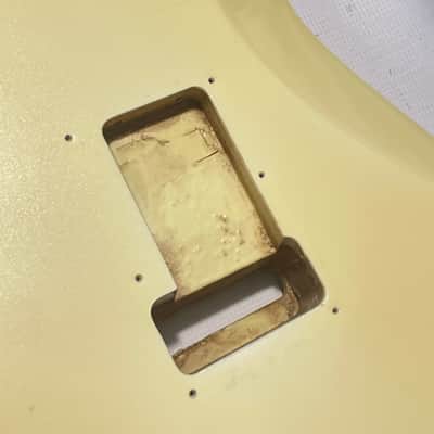 1986 Japan Charvel Jackson Import Model 3 Aged Pearl White Guitar Body Kahler Ready image 20