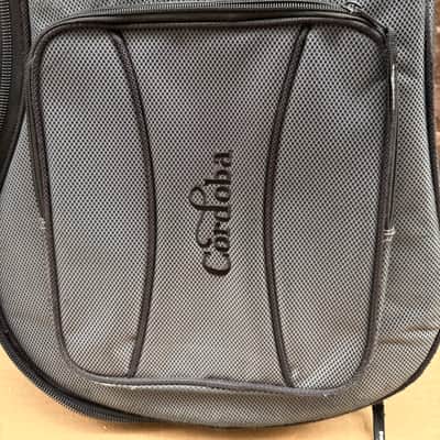 Cordoba Padded Gig Bag / Soft Case for Classical Guitar or Large Ukulele – Gray - Backpack Straps image 2