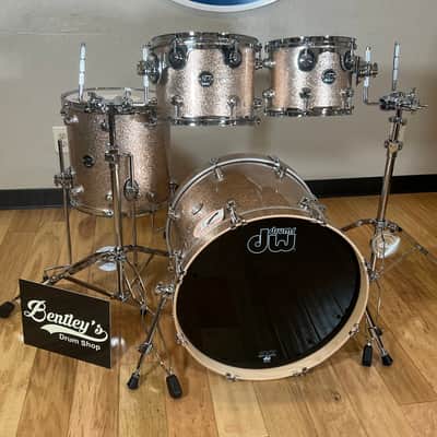 DW Performance Series 10/12/14/20" Drum Set Kit in Bermuda Sparkle image 3