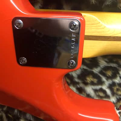 Squier Stratocaster JV series 1983 1983 Fiesta red image 11