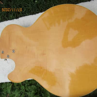 Harmony H-71 Meteor Guitar, 1960's, Blond, Dearmond Pu's, Waverly Tuners image 10
