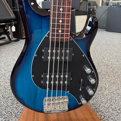 Ernie Ball Music Man Stingray 5 HH Special 2026 - Pacific Blue Burst image 1