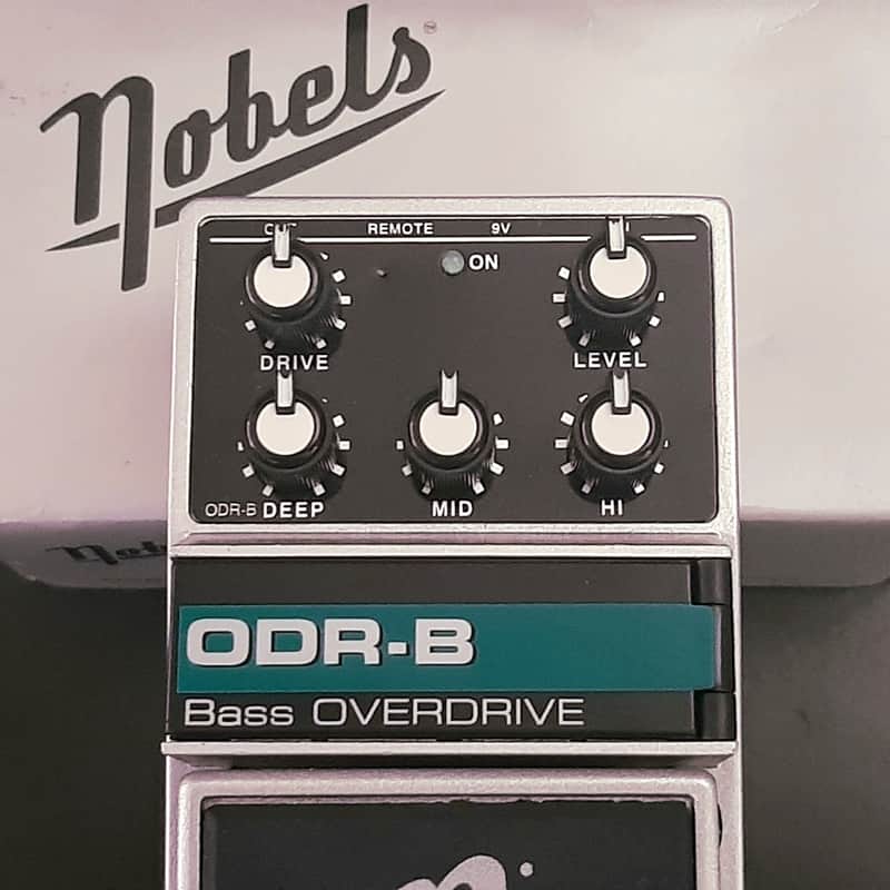 1990s - Boxed - Rare Old Version - Vintage Nobels ODR-B Bass Overdrive 2000s - Silver image 1