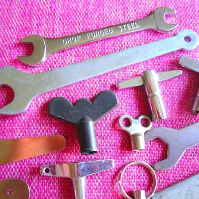 Tuning & Hardware Wrenches Hex Keys Drum Keys (Lot of 49) image 15