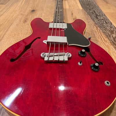 Vintage 1967 Gibson Eb2-C Bass - Cherry Finish image 9