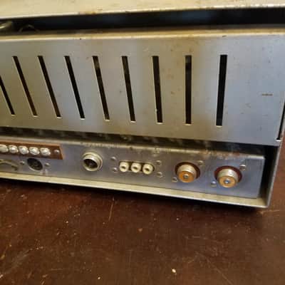 Bogen CHB50 Challenger 6L6 Tube PA Amp Guitar CHB 50 1963 Grey Mottled Steel image 2