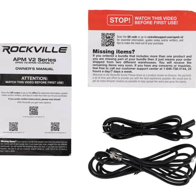 (2) Rockville APM5D v2 5.25" Powered Studio Monitors w/USB/Bluetooth+36" Stands image 18