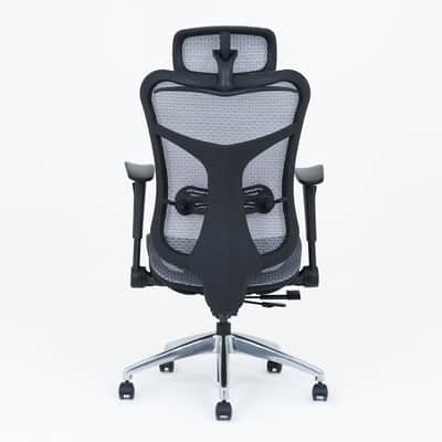 Wavebone Viking Studio Chair w/ Mesh Seat & Headrest – Ergonomic Recording Chair-Grey image 11