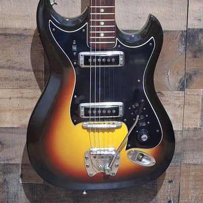 1965 Hagstrom II with Original Case - Sunburst - image 2