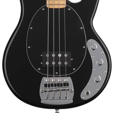 Ernie Ball Music Man Retro '70s StingRay Bass Guitar - Black image 2