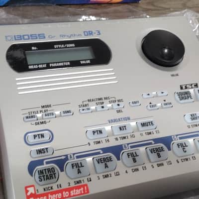 Boss DR-3 Dr. Rhythm 2003 new in box!- Gray image 7