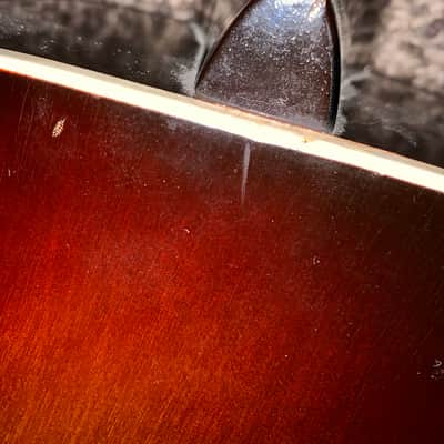 Vintage Harmony broadway hollow body guitar made in usa image 19