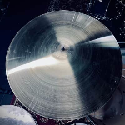 Kmicic cymbals Kmicic Deep Sweet Flat Ride 23” Bronze with 2 rivets 2024 - Satin b20 bronze image 2