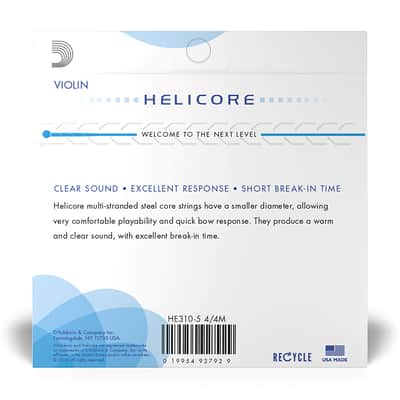 D'Addario Helicore HE310-5 4/4M image 3