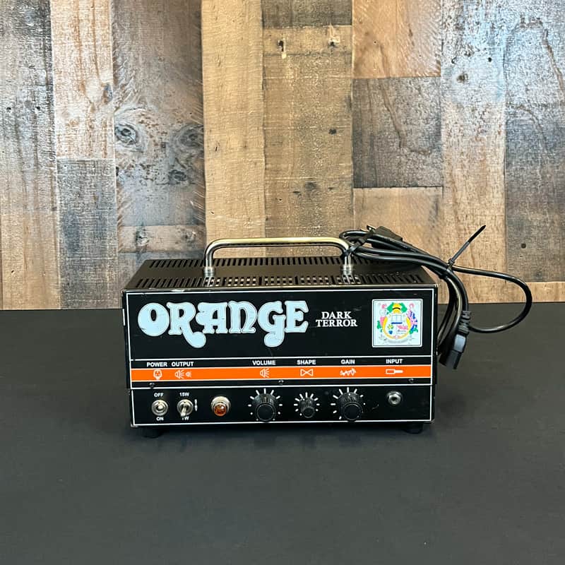 Orange Dark Terror DA15H Tube Amplifier 2018 - black image 1