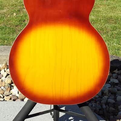Rare Vintage 1960s Aria Diamond Electric Hollow Body Guitar Made in Japan MIJ Matsumoku image 3