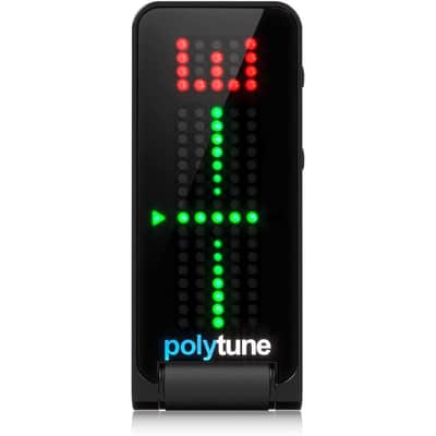 TC Electronic PolyTune Clip Black Noir Clip-on Polyphonic Tuner image 1