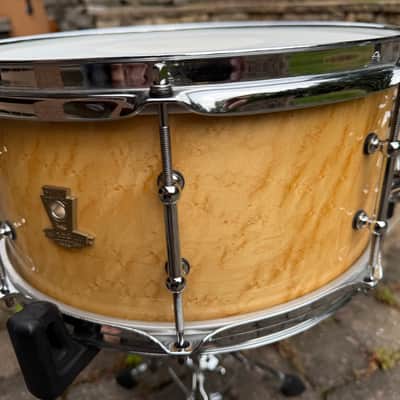 Ludwig LS403CAN150 Canada 150th Anniversary Edition 1867-2017 6.5x14 Birdseye Maple 10 PLY Classic Maple - Gloss Lacquer Snare Drum MINT image 4