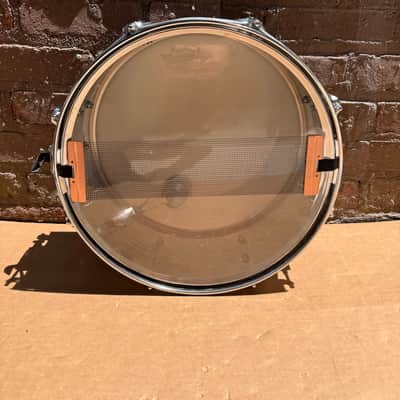 Unbranded 14" x 5" Chrome Snare Drum w/ Puresound Wires - Used, Good Condition image 3