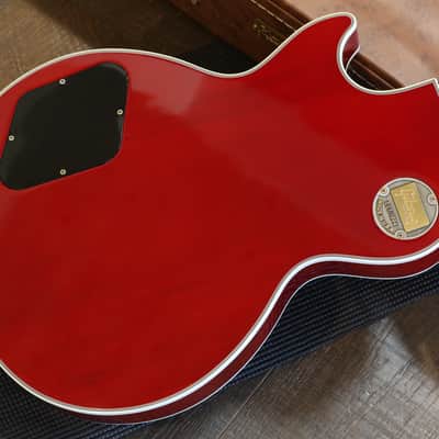 2015 Gibson Custom Shop Les Paul Custom Figured Electric Guitar Iced Tea Burst + COA OHSC image 13