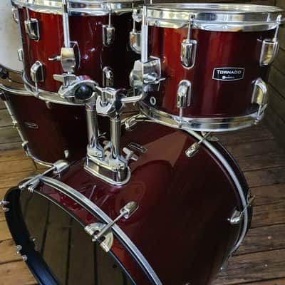 Drum Kit Mapex Tornado Shell Pack, Burgundy Red USED! RKTRD200422 image 3