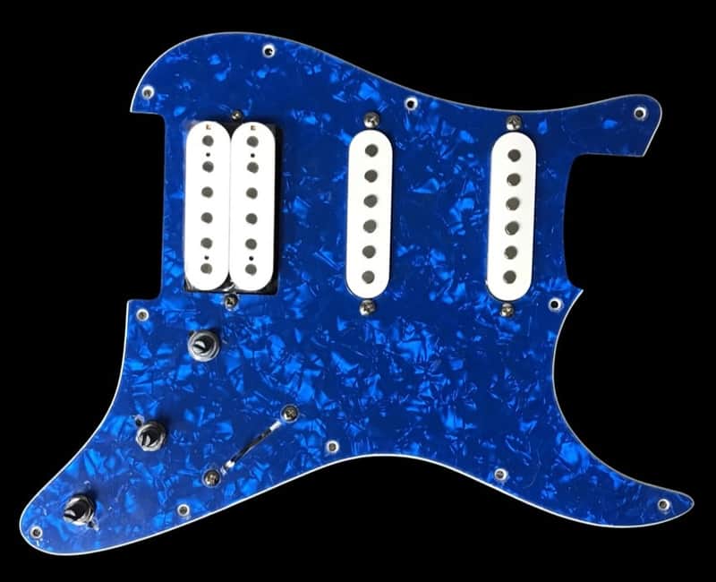 Mighty Mite- Blue pearl pickguard, fully loaded, new old stock image 1