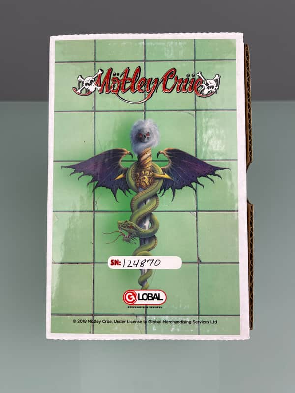MOTLEY CRUE SOLD OUT Dr. Feelgood 30th Anniversary Guitar Distortion Effects Pedal  RARE Mick Mars 2019 - Sea Foam Green image 1