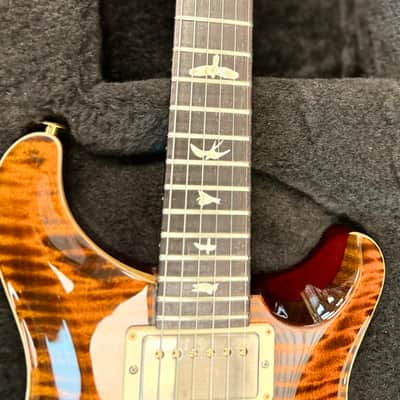 PRS Dave Grissom DGT 10 Top, Bird Inlays Electric, Yellow Tiger with Case - Pre Owned image 10