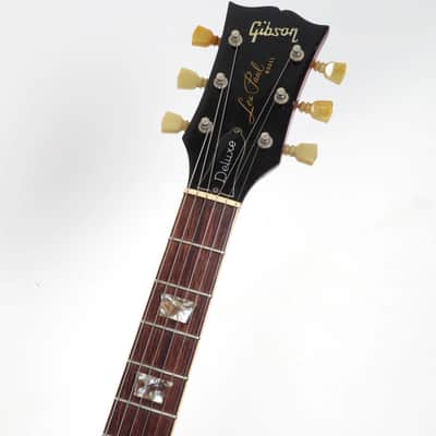 1974 Gibson Les Paul Deluxe - Cherry Sunburst - Rare Two Piece Top - Mahogany Neck image 12