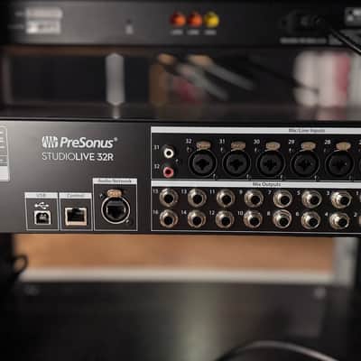 PreSonus StudioLive 32R 32-Channel Rackmount Digital Mixer 2017 - Present - Black image 2