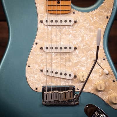 1997 Fender American Roadhouse Stratocaster – Teal Green Metallic image 7