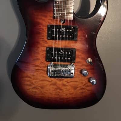 Washburn  X series 2002 Vintage tobacco Sunburst quilted maple image 6